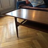 Teak coffee table by Robert Christensen for Arrebo Möbler 50s/60s