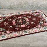 Bohemian pure wool rug from the 70s