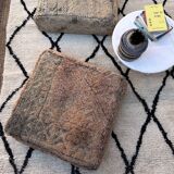 Pair of Berber Poufs