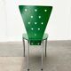 Postmodern green Italian accent chair, 1980s