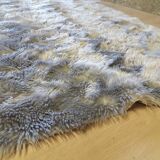 Carpet Rug gray 126x66cm