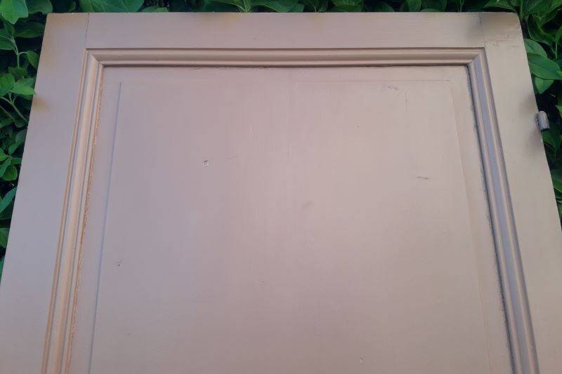 Communication door 199x82,8cm old molded