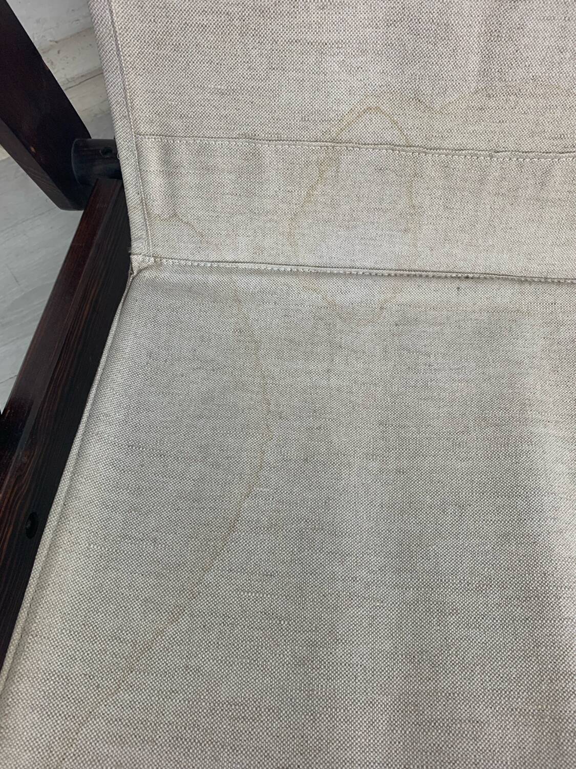 Pair of folding armchairs