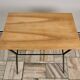 Vintage Oak Side Table, 1960s, Czechoslovakia
