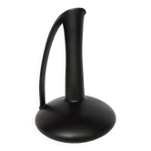 Vase à anse en céramique noire
