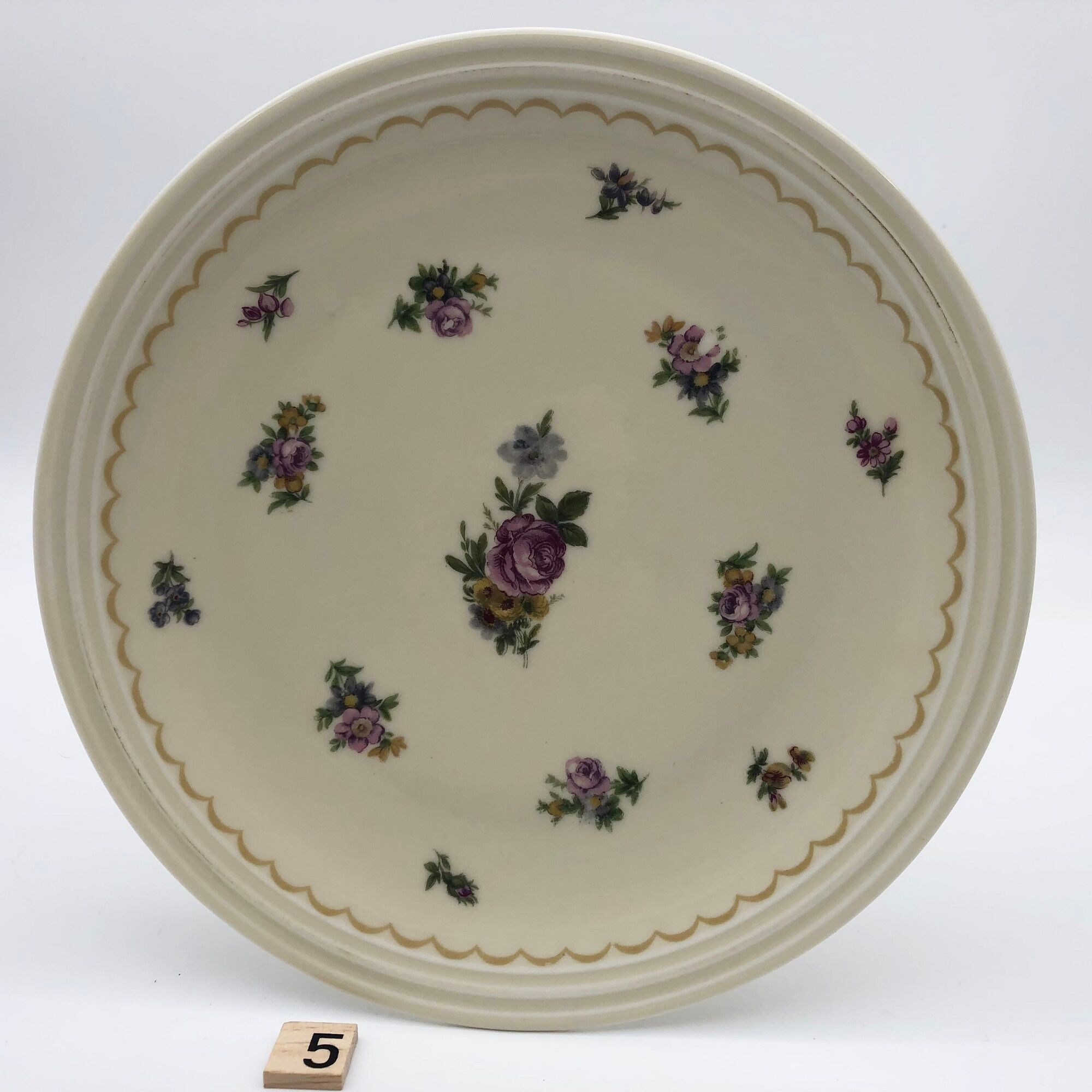 6 flat plates "A.Lanternier & Cie" Limoges