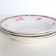 4 mixed deep plates, Moulin des Wolves, Luneville, Badonviller