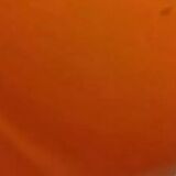 Paire de vases en verre soufflé orange