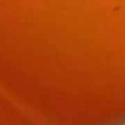 Pair of orange blown glass vases
