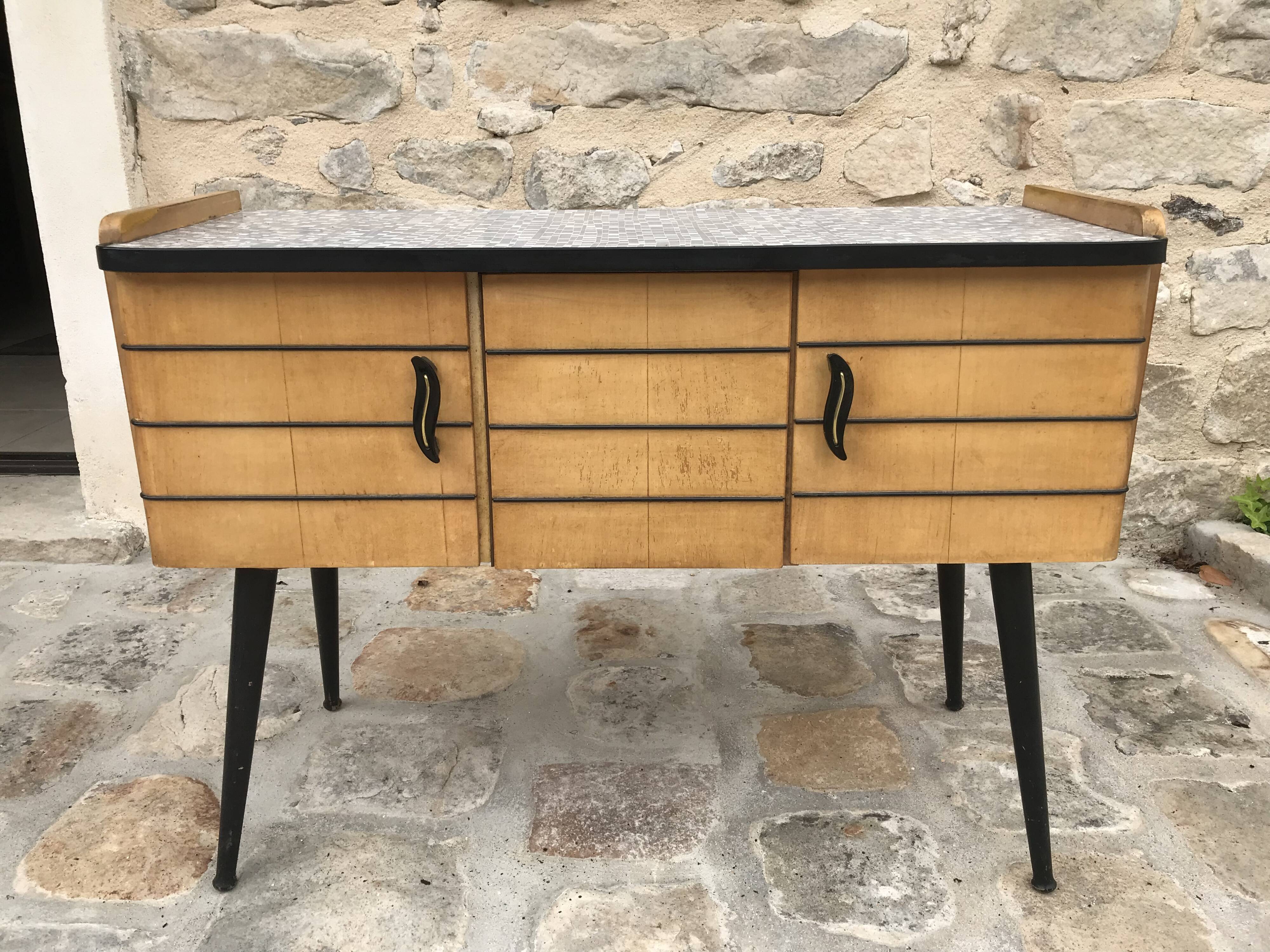 Small buffet TV cabinet 60s