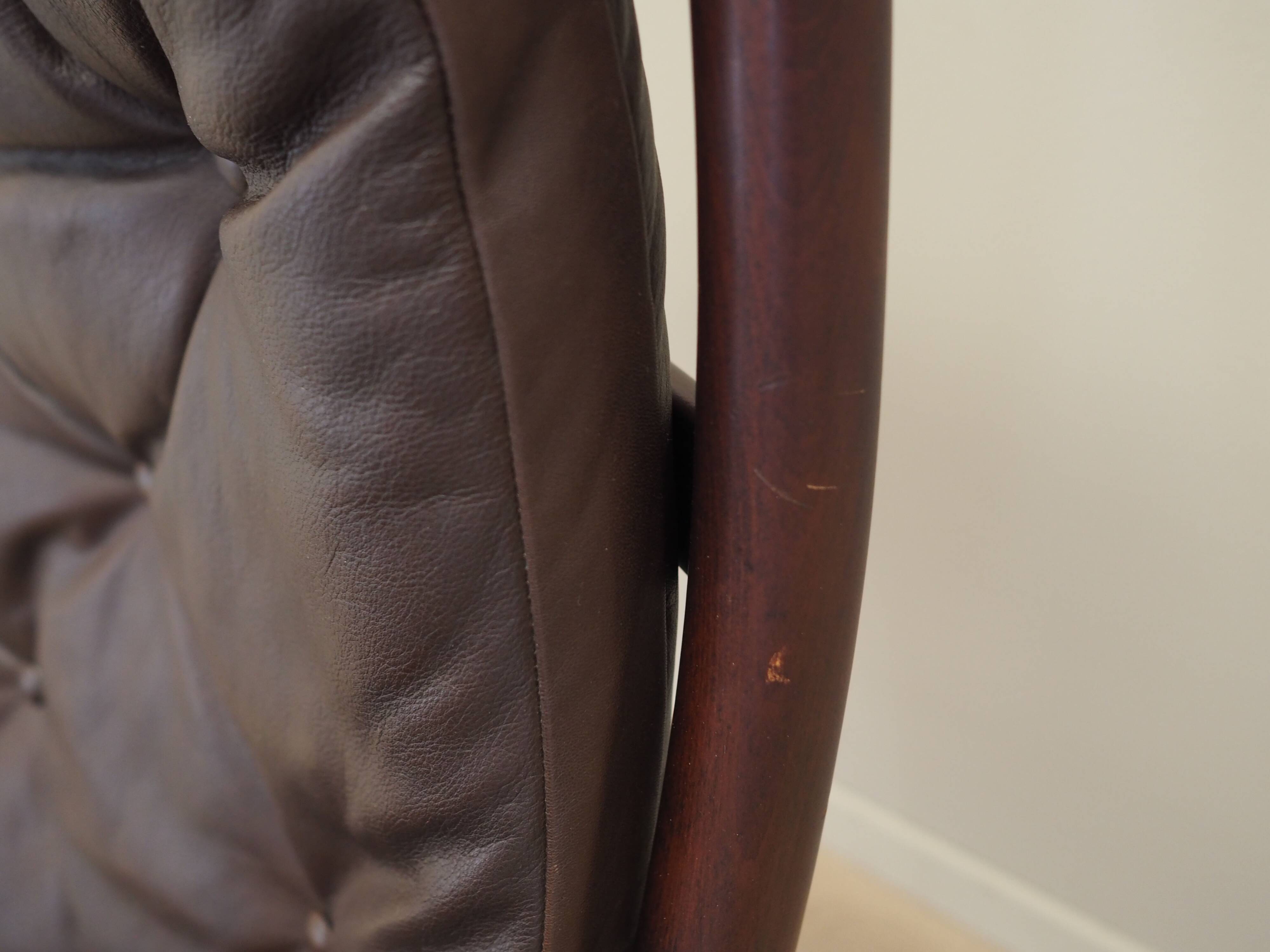 Beech rocking chair, Danish design, 1980s, production: Denmark