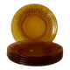 The 6 amber plates Vereco