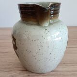 Bareuther Bavaria pyrite stoneware pitcher from the 70s