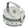 Sugar bowl, postmodernism, glass, silver-plated brass, Poland, 1970s