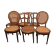 Lot de 6 chaises anciennes en bois