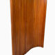 Wavy wooden screen circa 1950, Baumann by SNSA