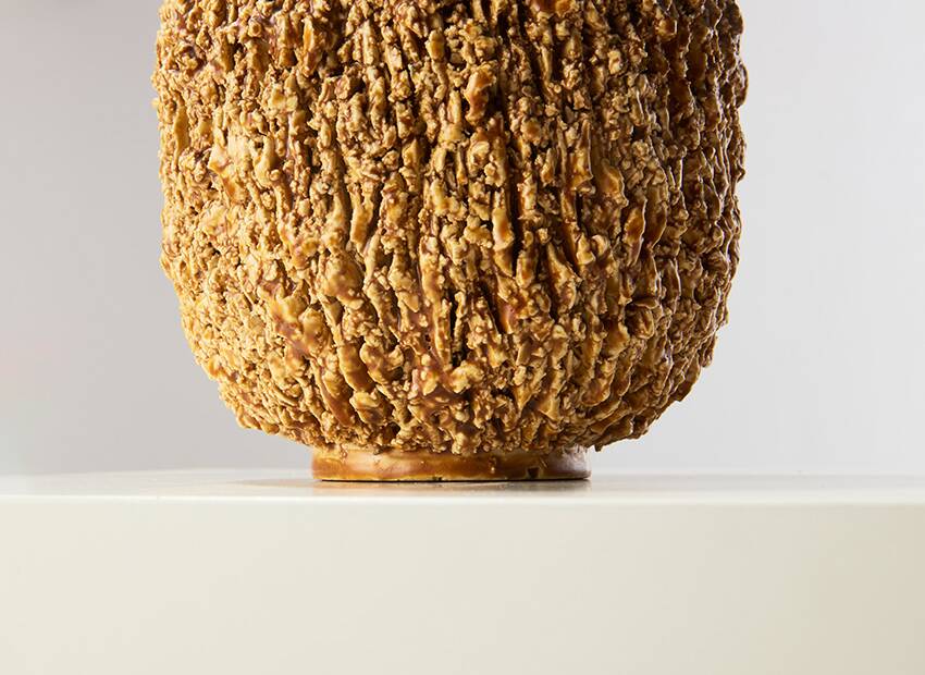 Vase hérisson Gunnar Nylund pour Rorstrand Suède années 1940
