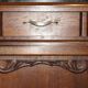 Buffet bas Art Déco chêne et marbre