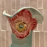 Large Art Nouveau barbotine vase