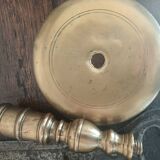 18th century disc candlesticks