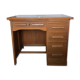 Vintage wooden desk 5 drawers