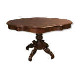 Table Louis Philippe violin late XIXth mahogany