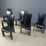 Vintage dining chairs by Pietro costantini, 1980s, set of 6