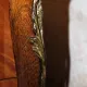 Louis XV style bedside table in marquetry rosewood