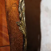 Louis XV style bedside table in marquetry rosewood