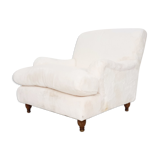 Vintage lounge chair in faux- fur, 1950's