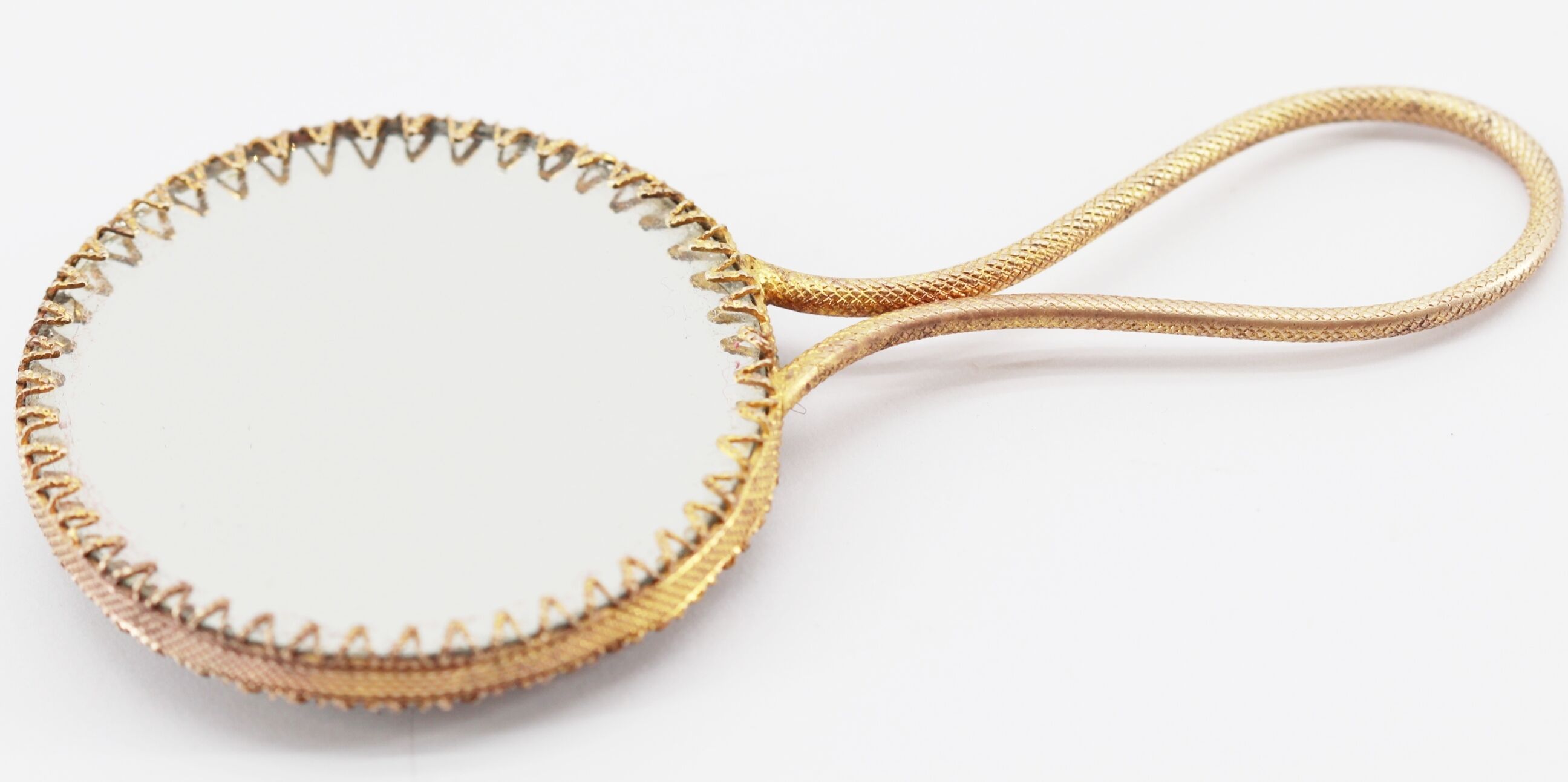 Porcelain pocket mirror