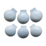 Coquilles Saint Jacques porcelaine blanche Apilco