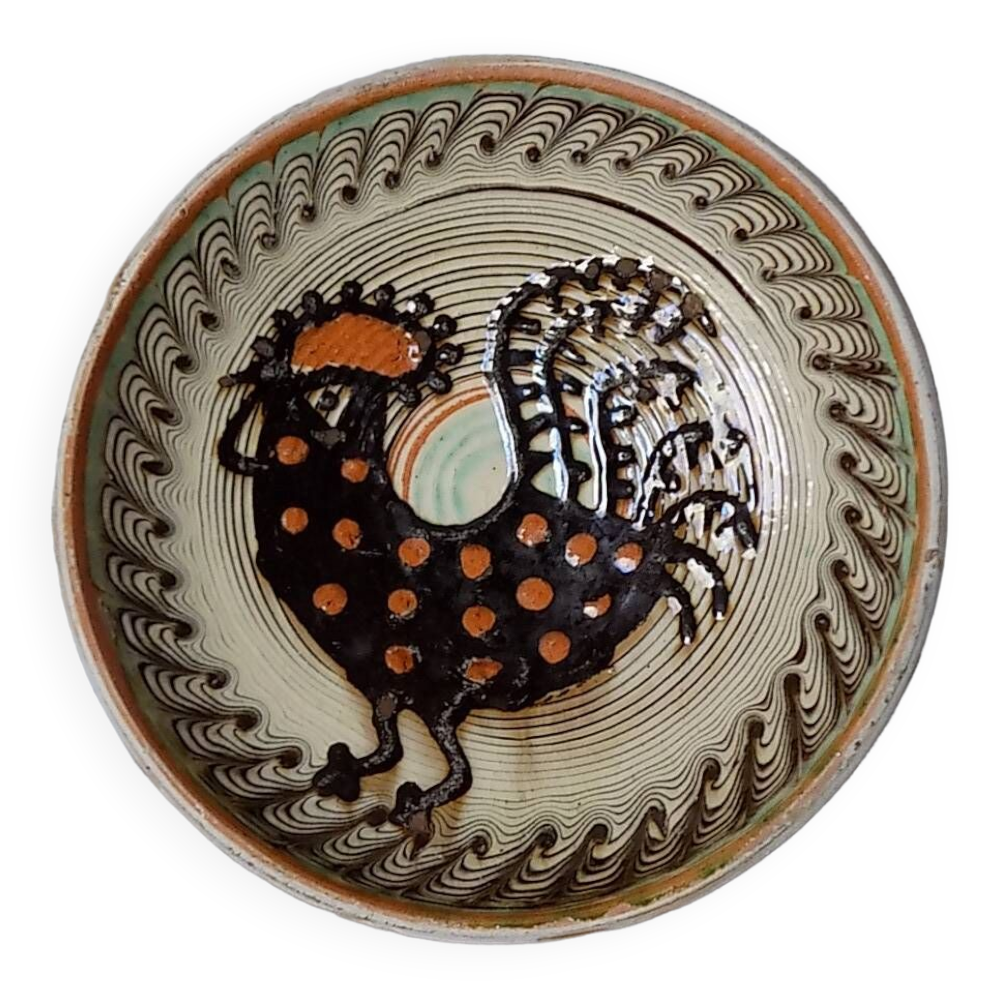 Rooster decor bowl