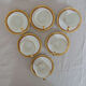 6 coffee cups and porcelain cup Hertel Jacob Bavaria Germany