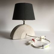 Lampe béton cellulaire façon Albert Tormos