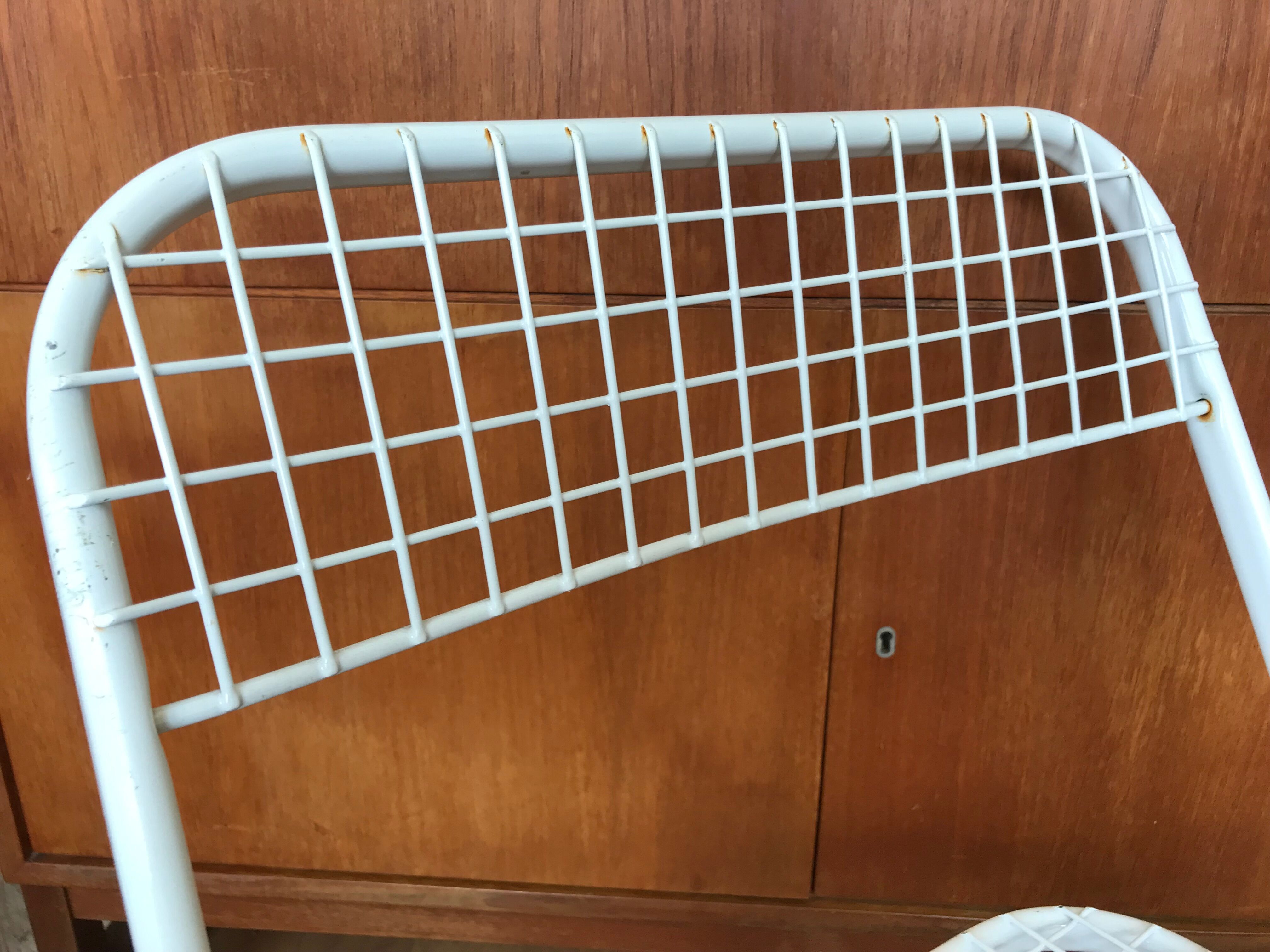 Metal folding chair by Talin Editions