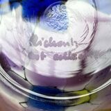 Postmodern glass vase by Hans Jürgen Richartz for the Richartz art collection, 1980s.