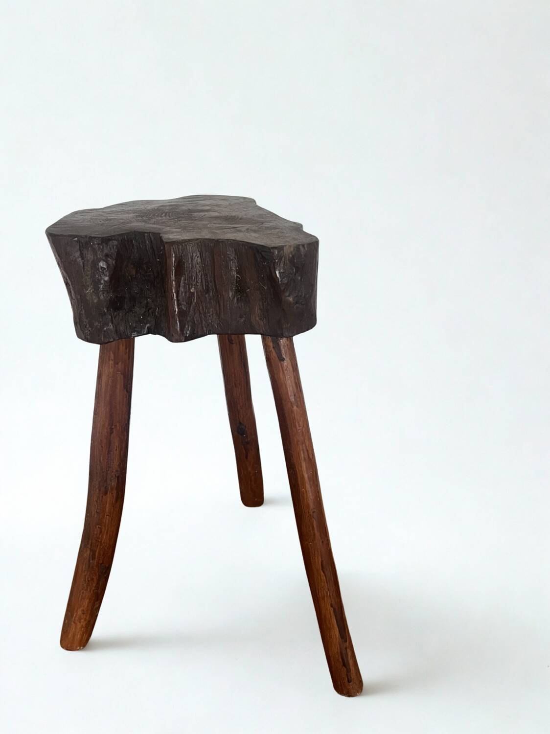 Brutalist tripod stool