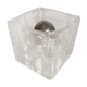 Peill glass cube table lamp - Putzler Germany
