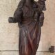 Virgin and Child - Wooden sculpture - 33 cm - France - 18th century