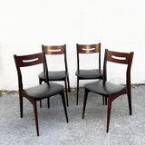 Series of 4 Scandinavian chairs