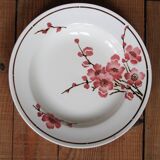 Set of 6 Terre de Fer St Amand "cherry" deep plates
