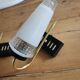 Paire d'appliques laiton et verre 1960