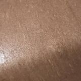 Cheese or cake dome, in iridescent speckled stoneware.