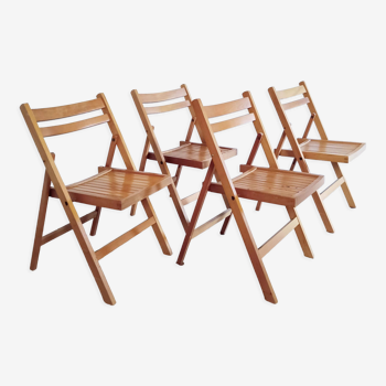 4 folding chairs CTC Holland circa 1970