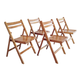 4 folding chairs CTC Holland circa 1970