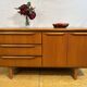 Mid-Century Retro Vintage Teak Sideboard by Sakol 1960  Danish Design Influ