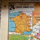 Old School Map School PARIS & Surrounding Areas Numbers 24 & 24bis Vintage