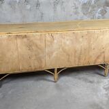 Enfilade en rotin design vintage