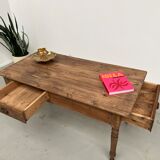 Pine farmhouse work table, from the 50s completely restored